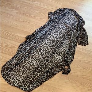 Crazy Train leopard duster